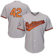 Load image into Gallery viewer, Baltimore Orioles Majestic 2019 Jackie Robinson Day Official Cool Base Jersey – Gray