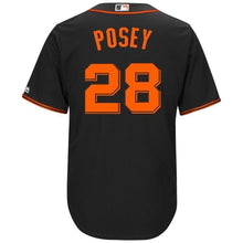 Load image into Gallery viewer, Buster Posey San Francisco Giants Majestic Cool Base Player Jersey - Cream