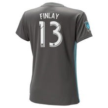 Load image into Gallery viewer, Ethan Finlay Minnesota United FC Women's 2018 Primary Player Jersey – Gray