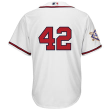 Load image into Gallery viewer, Atlanta Braves Majestic 2019 Jackie Robinson Day Official Cool Base Jersey – White