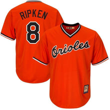 Load image into Gallery viewer, Cal Ripken Jr. Baltimore Orioles Majestic Big &amp; Tall Cooperstown Cool Base Player Jersey - Orange