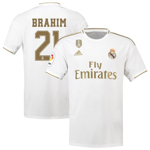Brahim Díaz Real Madrid 2019/20 Home Player Jersey – White