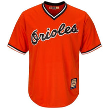 Load image into Gallery viewer, Cal Ripken Jr. Baltimore Orioles Majestic Big &amp; Tall Cooperstown Cool Base Player Jersey - Orange