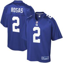 Load image into Gallery viewer, Aldrick Rosas New York Giants NFL Pro Line Team Color Player Jersey – Royal