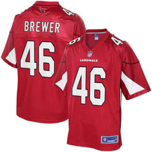 Load image into Gallery viewer, Aaron Brewer Arizona Cardinals NFL Pro Line Team Color Player Jersey – Cardinal