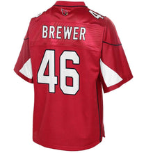 Load image into Gallery viewer, Aaron Brewer Arizona Cardinals NFL Pro Line Team Color Player Jersey – Cardinal