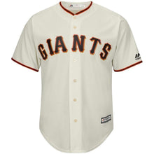 Load image into Gallery viewer, Buster Posey San Francisco Giants Majestic Official Team Cool Base Player Jersey – Cream/Black