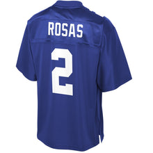 Load image into Gallery viewer, Aldrick Rosas New York Giants NFL Pro Line Team Color Player Jersey – Royal
