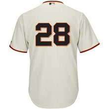 Load image into Gallery viewer, Buster Posey San Francisco Giants Majestic Official Team Cool Base Player Jersey – Cream/Black