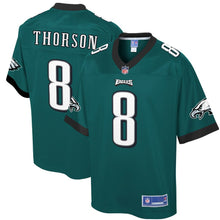 Load image into Gallery viewer, Clayton Thorson Philadelphia Eagles NFL Pro Line Player Jersey - Midnight Green