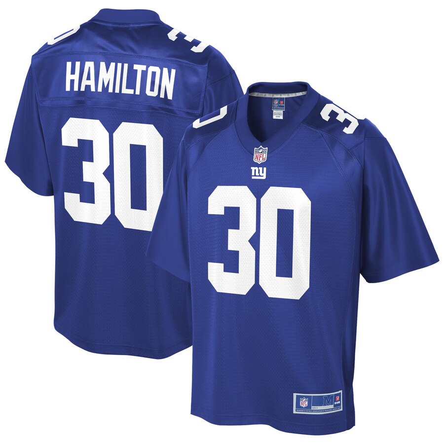 Antonio Hamilton New York Giants NFL Pro Line Team Player Jersey – Royal