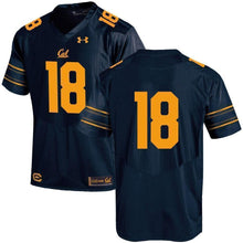 Load image into Gallery viewer, Cal Bears Under Armour #18 Football Jersey – Navy