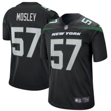 Load image into Gallery viewer, C.J. Mosley New York Jets Nike Game Jersey – Stealth Black