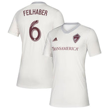Load image into Gallery viewer, Benny Feilhaber Colorado Rapids 2019 Black Diamond Player Jersey - White
