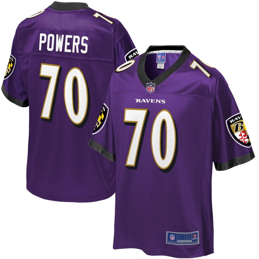 Ben Powers Baltimore Ravens NFL Pro Line Player Jersey - Purple