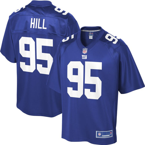 BJ Hill New York Giants NFL Pro Line Player Jersey – Royal