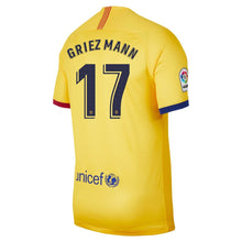 Load image into Gallery viewer, Antoine Griezmann Barcelona 2019/20 Away Stadium Player Jersey - Yellow