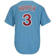 Load image into Gallery viewer, Bryce Harper Philadelphia Phillies Majestic Cool Player Jersey - Light Blue