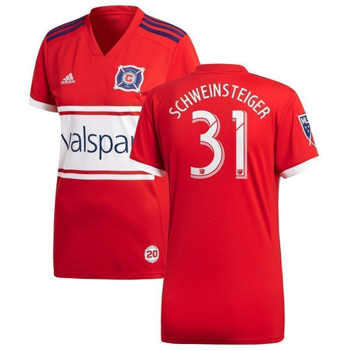 Bastian Schweinsteiger Chicago Fire Women's 2018 Primary Player Jersey – Red